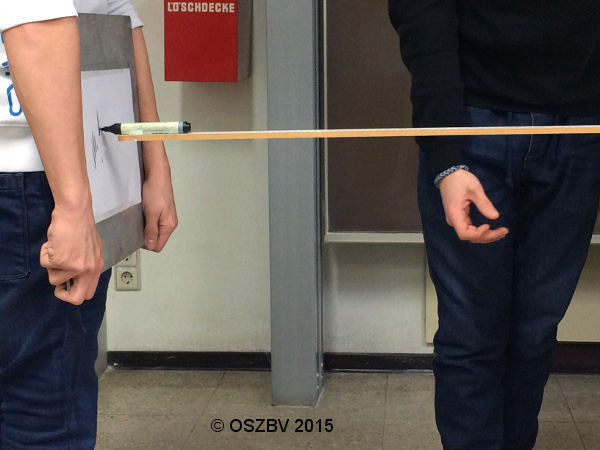 Schwingendes Lineal, Foto von Berat